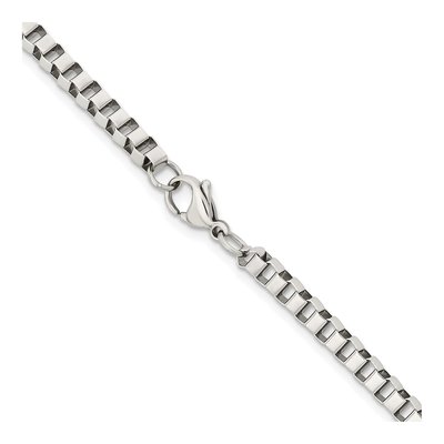 Men's Stainless Steel 4mm Box Chain – view 4
