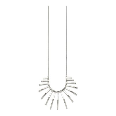 Stainless Steel Bars Necklace – view 4