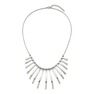 Stainless Steel Bars Necklace – view 7
