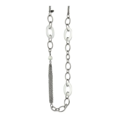 Stainless Steel Cat's Eye Necklace – view 3