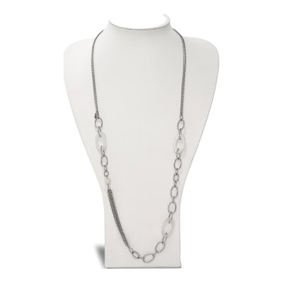 Stainless Steel Cat's Eye Necklace – view 5