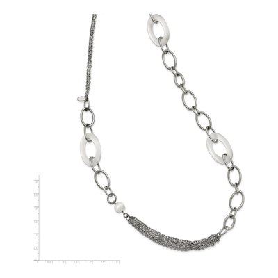 Stainless Steel Cat's Eye Necklace – view 6