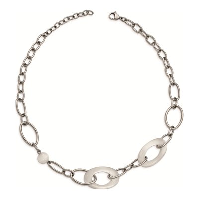 Stainless Steel Cat's Eye Necklace – view 3