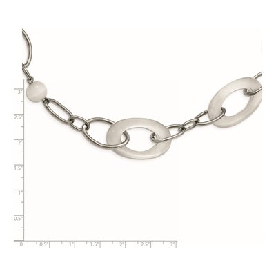 Stainless Steel Cat's Eye Necklace – view 7