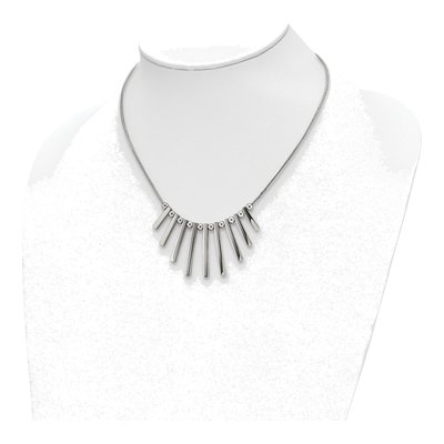 Stainless Steel Bars Snake Necklace – view 6