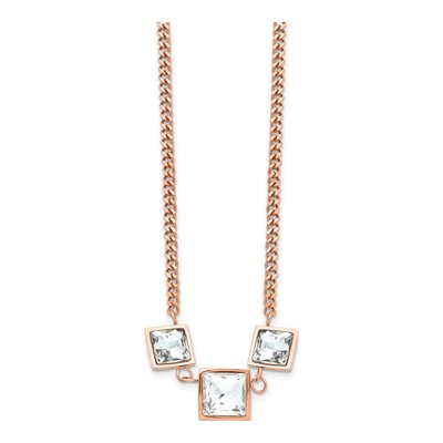 Stainless Steel IP Glass Necklace – view 5