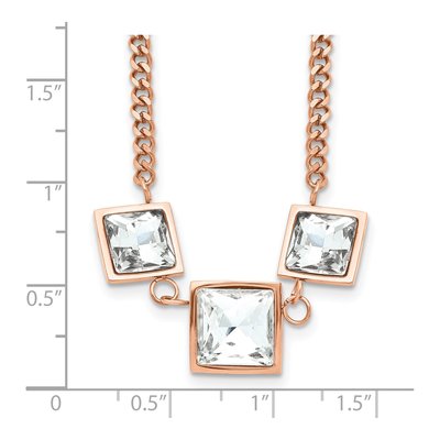 Stainless Steel IP Glass Necklace – view 7
