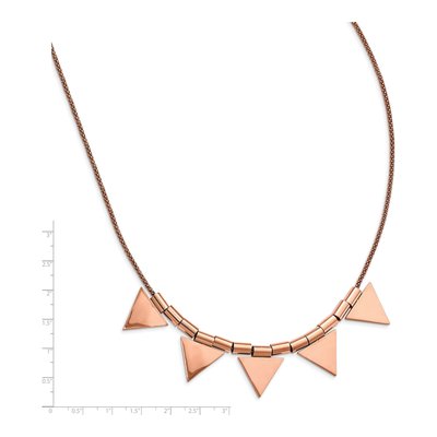 Stainless Steel Triangle Necklace – view 4