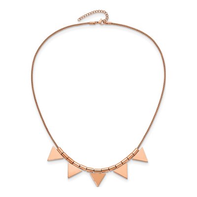 Stainless Steel Triangle Necklace – view 6