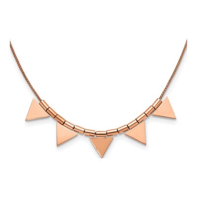 Stainless Steel Triangle Necklace