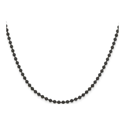 Black Stainless Steel 3mm Ball Bead Chain – view 3
