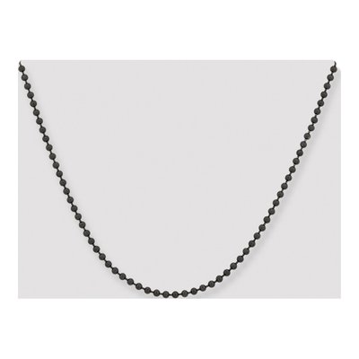 Black Stainless Steel 3mm Ball Bead Chain – view 5