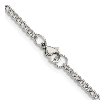 Stainless Steel 3mm Curb Chain – view 4
