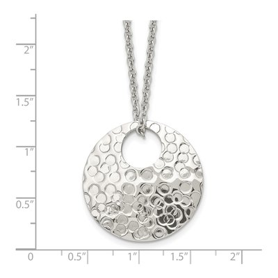 Stainless Steel Hammered Necklace – view 6