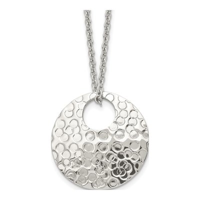 Stainless Steel Hammered Necklace