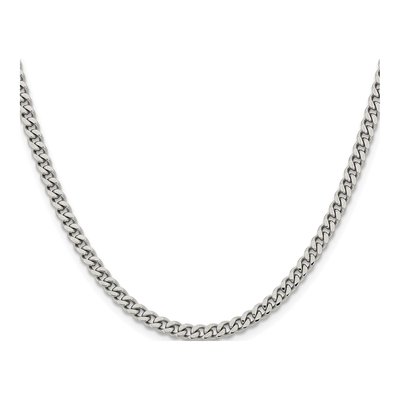 Stainless Steel 4mm Curb Chain – view 3
