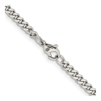 Stainless Steel 4mm Curb Chain – view 4