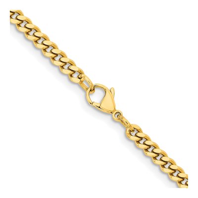 Stainless Steel 4mm Curb Chain – view 4
