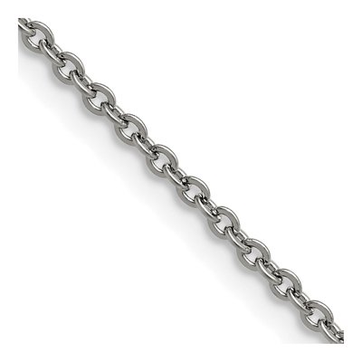 Stainless Steel 2.3mm Cable Chain