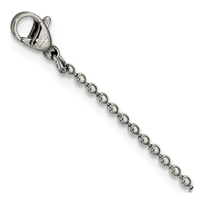 Stainless Steel Carbon Fiber Cross Pendant Necklace – view 3