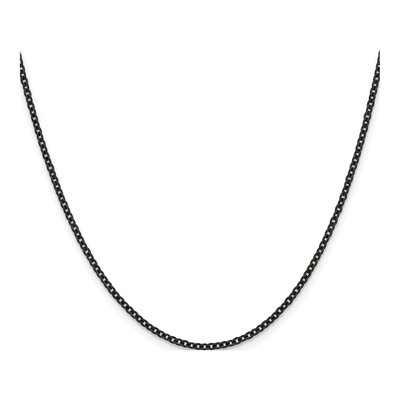 Black Stainless Steel 2.3mm Cable Chain – view 3