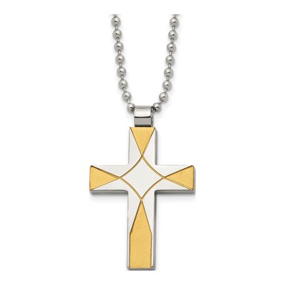 Stainless Steel Cross Pendant Necklace
