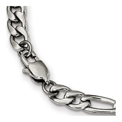 Men's Stainless Steel 6mm Figaro Chain – view 5