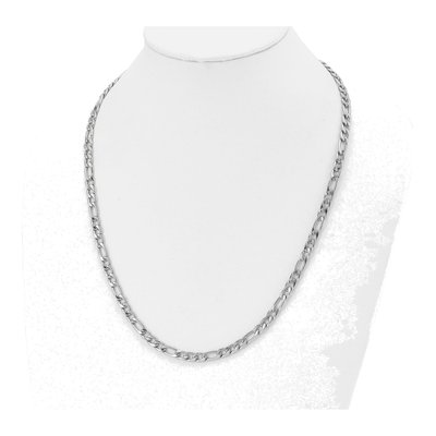 Men's Stainless Steel 6mm Figaro Chain – view 6