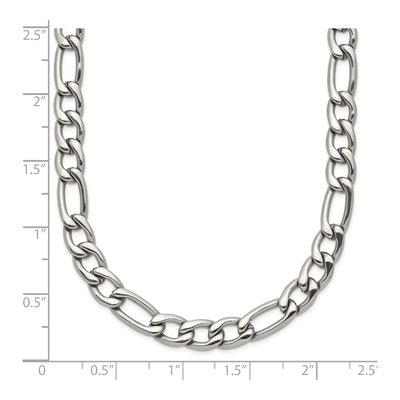 Men's Stainless Steel 6mm Figaro Chain – view 8