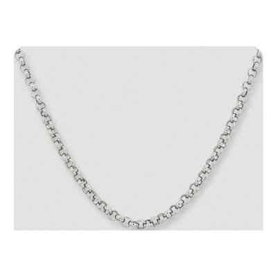 Men's Stainless Steel 6mm Rolo Chain – view 5