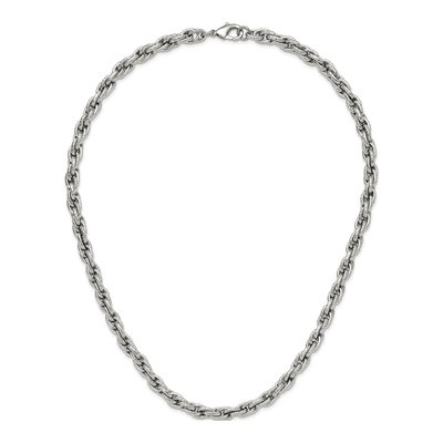Men's Stainless Steel 7.5mm Fancy Rope Chain – view 7