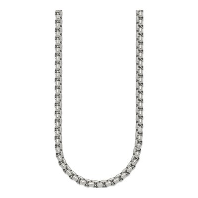 Men's Stainless Steel 5mm Fancy Box Chain – view 4