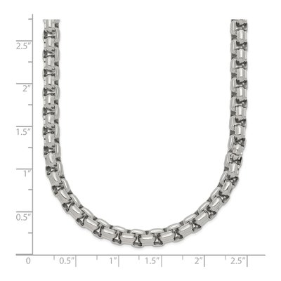 Men's Stainless Steel 5mm Fancy Box Chain – view 8