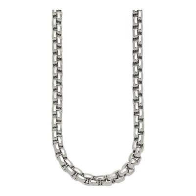 Men's Stainless Steel 8.5mm Fancy Rolo Box Chain – view 4