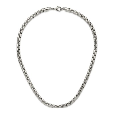 Men's Stainless Steel 8.5mm Fancy Rolo Box Chain – view 7