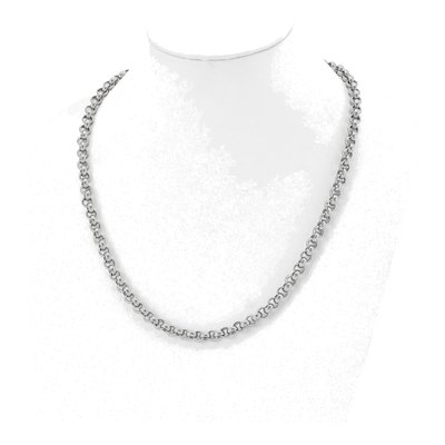 Men's Stainless Steel 7mm Rolo Chain – view 6