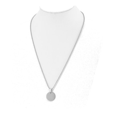 Stainless Steel Dog Tag Pendant Necklace – view 5