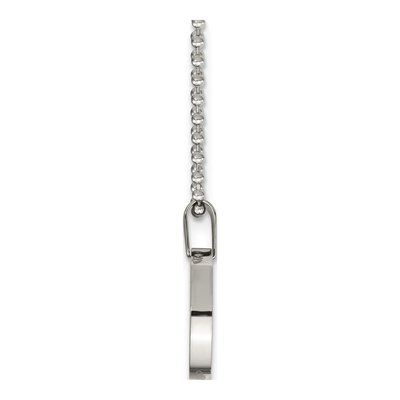 Stainless Steel Dog Tag Ball Pendant Necklace – view 7