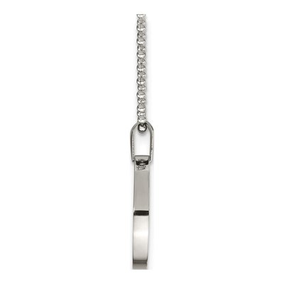 Stainless Steel Dog Tag Ball Pendant Necklace – view 7