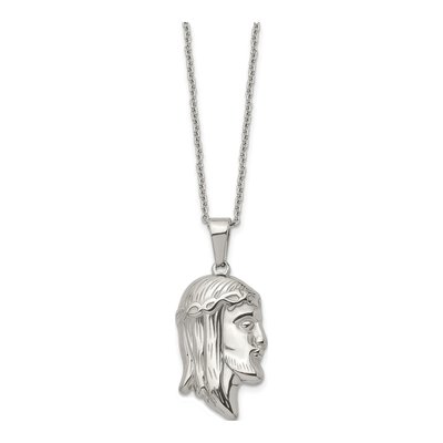 Stainless Steel Jesus Pendant Necklace – view 4