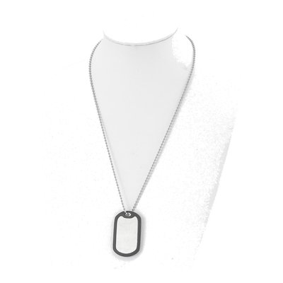 Stainless Steel Dog Tag Pendant Necklace – view 5