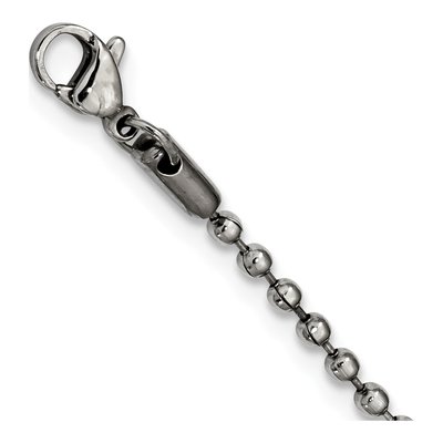 Stainless Steel Cross Dog Tag Pendant Necklace – view 3