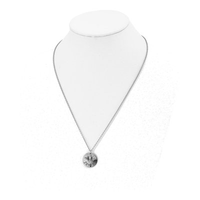 Stainless Steel Enamel Bee Pendant Necklace – view 5