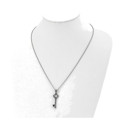 Stainless Steel Key Pendant Necklace – view 5