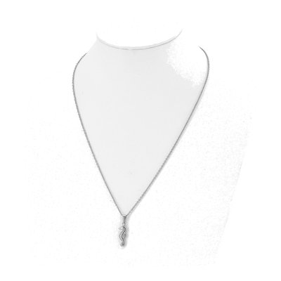 Stainless Steel Seahorse Pendant Necklace – view 5