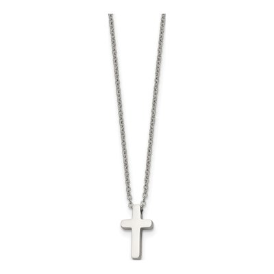 Stainless Steel Cross Pendant Necklace