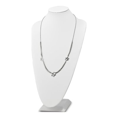 Stainless Steel Star Multi-Strand Pendant Necklace – view 3