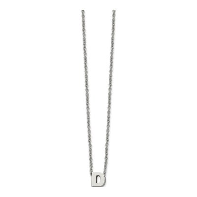 Stainless Steel Letter D Necklace