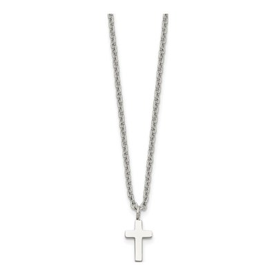 Stainless Steel Cross Pendant Necklace