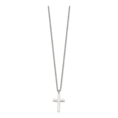 Stainless Steel Cross Pendant Necklace